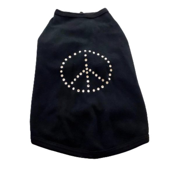 Doggie Peace Crystal Tee! - Picture 4 of 4